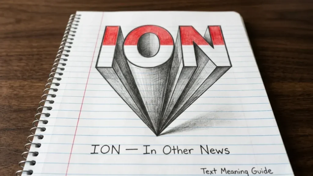 ION Mean in Text