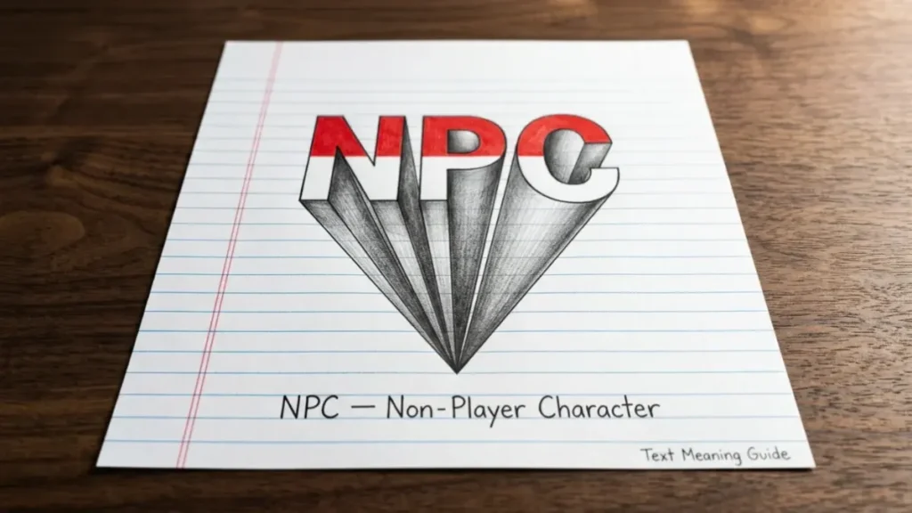 NPC Mean in Text