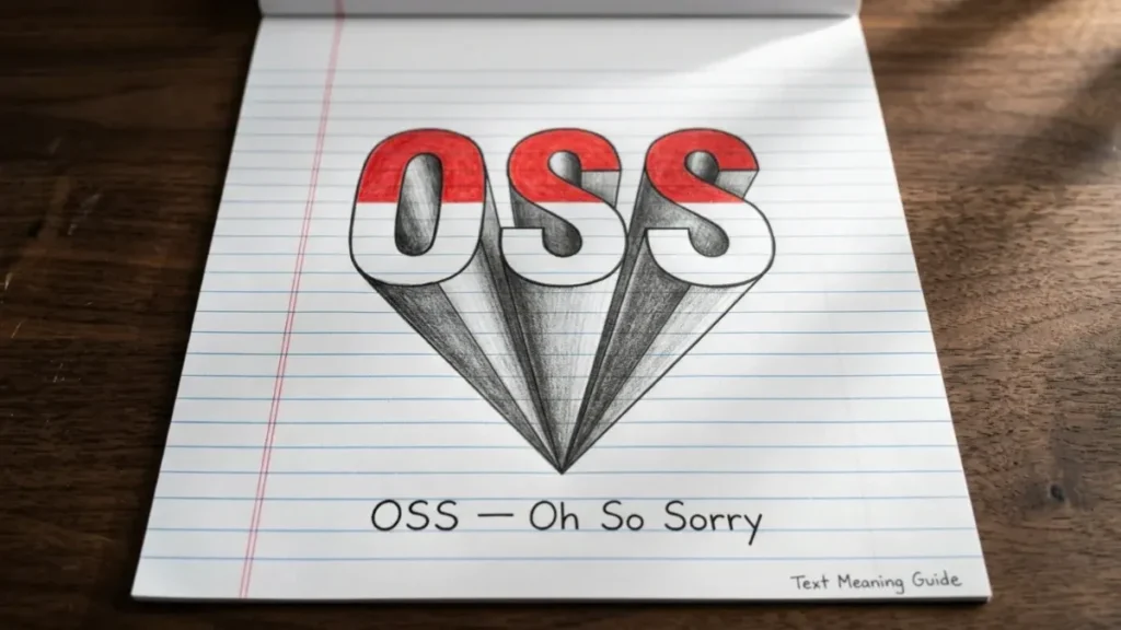 OSS Meaning in Text