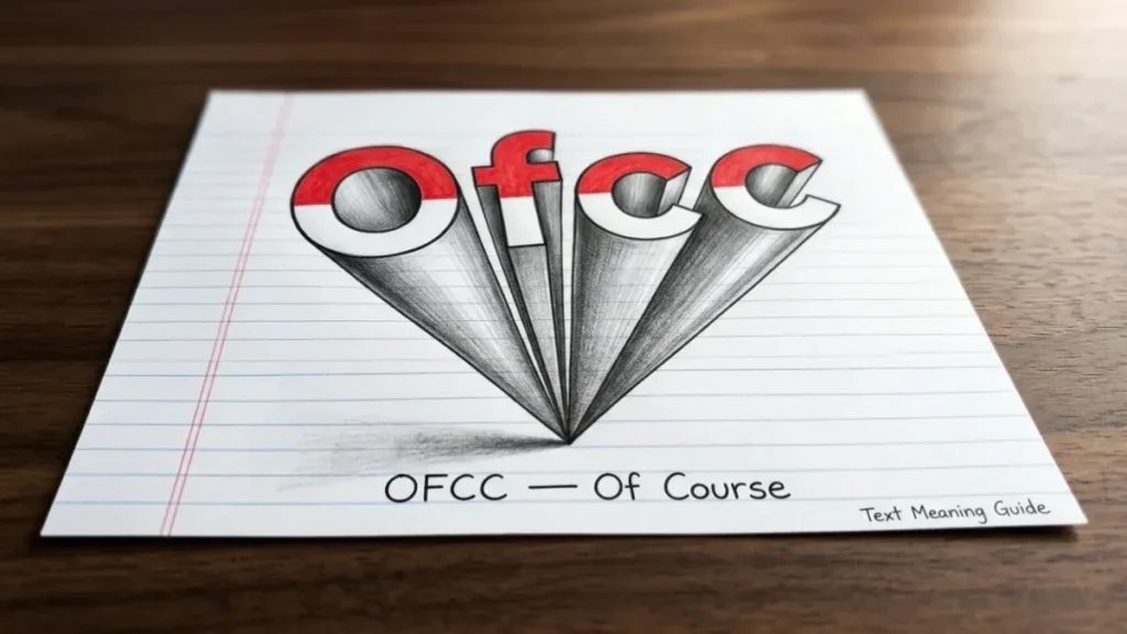 Ofcc Meaning in Text