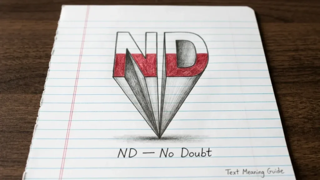 ND Mean in Text?