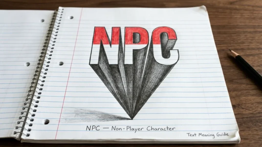 NPC Meaning in Text