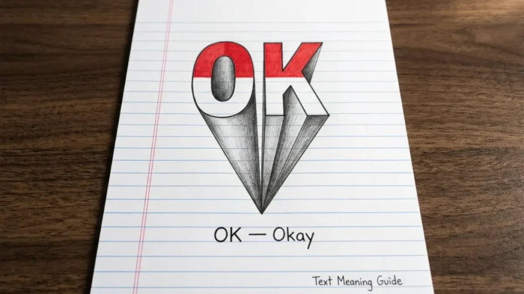"OK" Meaning in Text
