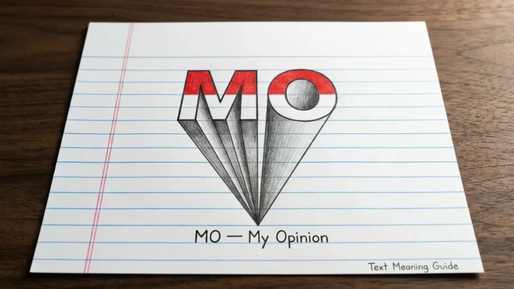 MO Mean in Text